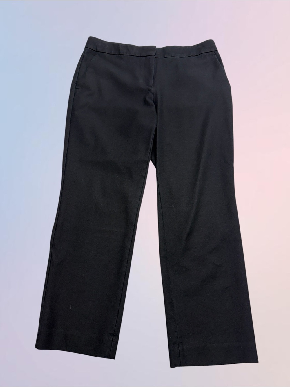 ANN TAYLOR Women’s 4 Black KATE FIT Crop Dress Pant